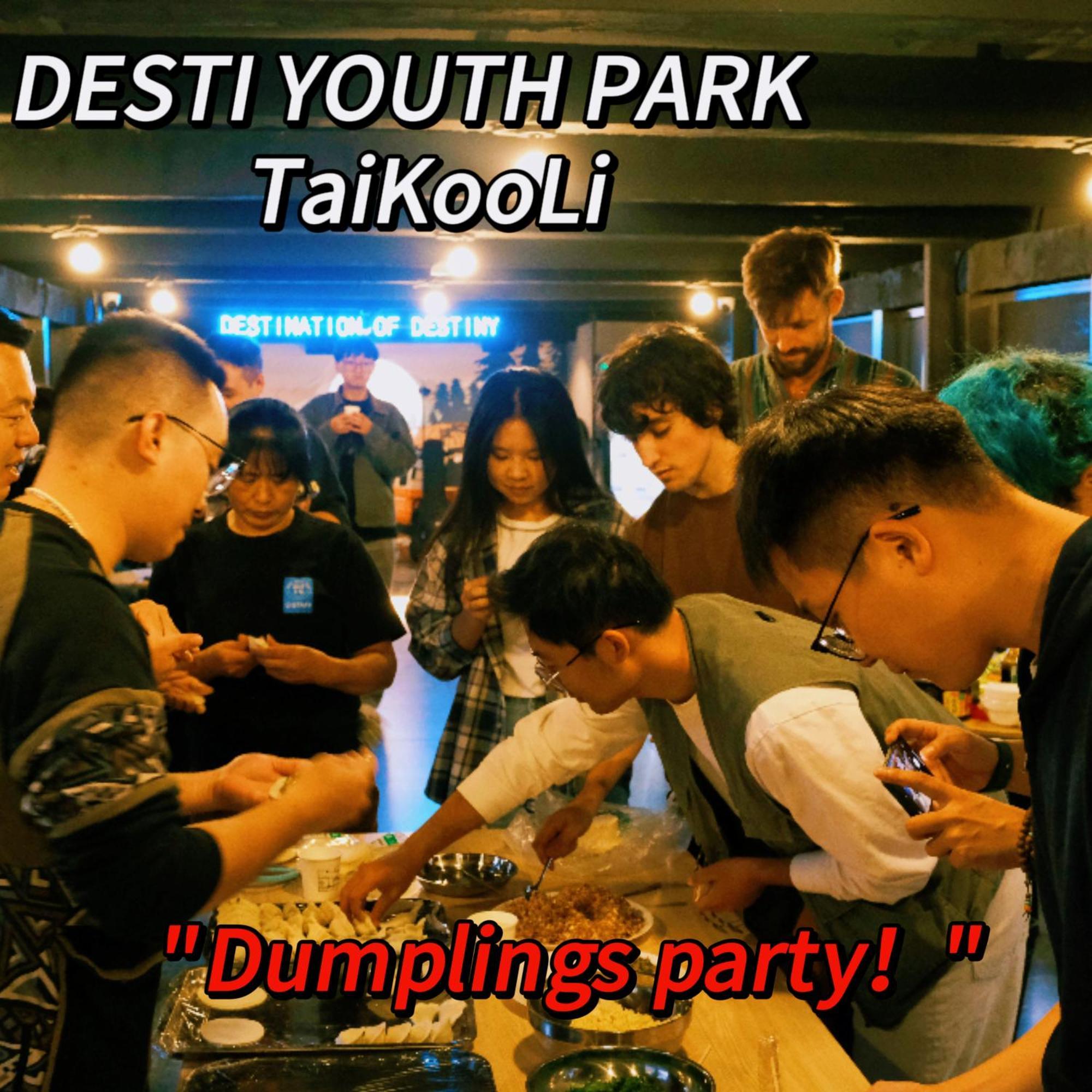 Chengdu Desti Youth Park Hostel Taikooli Zewnętrze zdjęcie